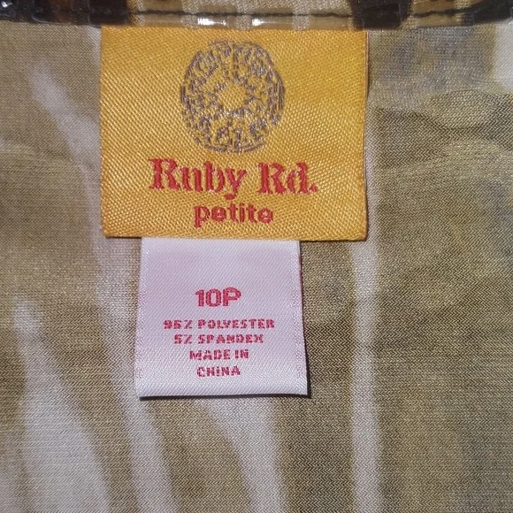 Ruby Rd. Sequins animal print jacket - Picture 4 of 5